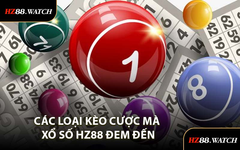 Các Loại Kèo Cược Mà Xổ Số HZ88 Đem Đến