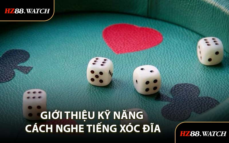 Giới Thiệu Kỹ Năng Cách Nghe Tiếng Xóc Đĩa
